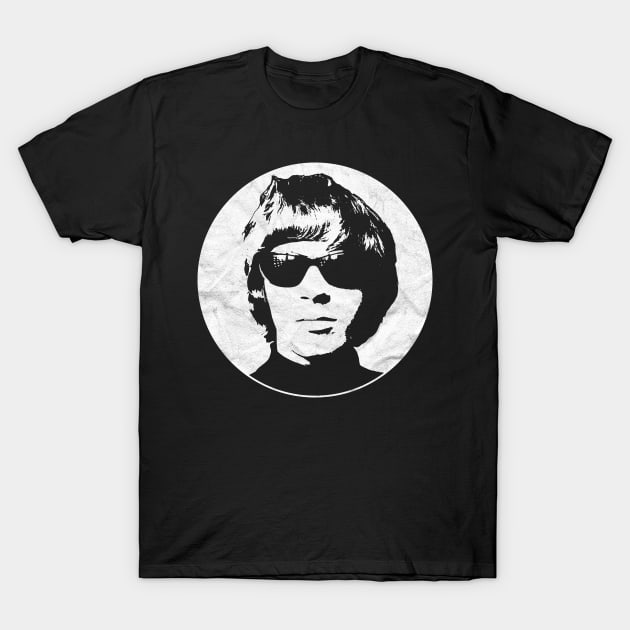 SCOTT WALKER - Legendary singer-songwriter, composer & producer (White Print) T-Shirt by RCDBerlin